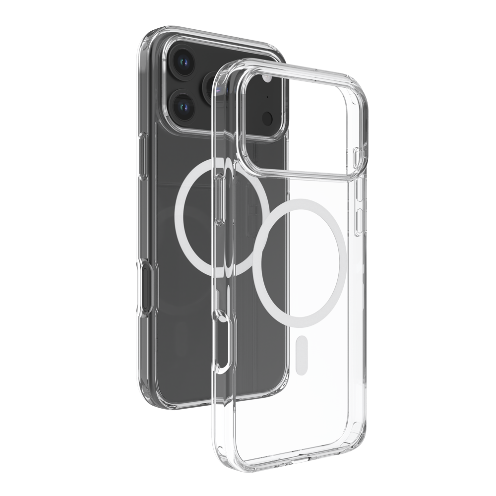 iPhone 17 Pro Max REDEFINE Ice-transparent Anti-fall Case Cover With Magnetic Ring