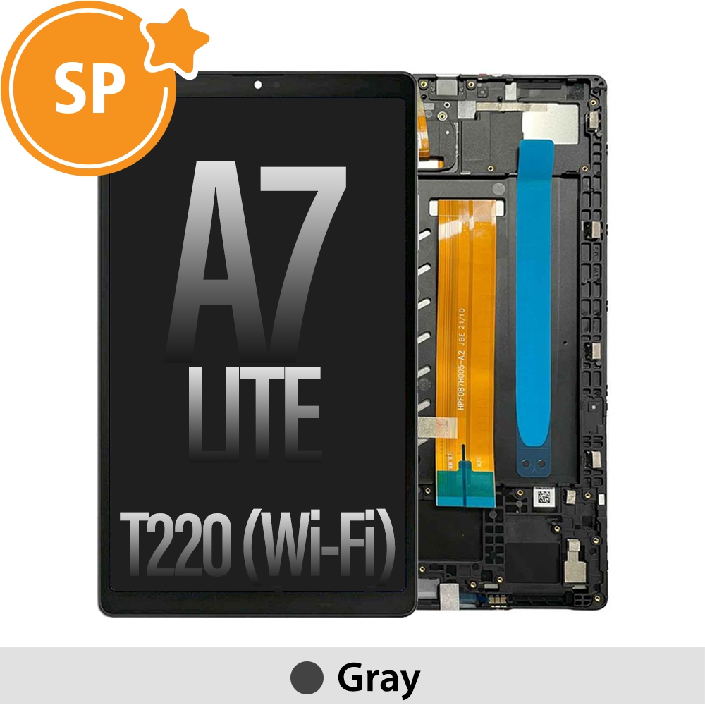 Samsung Galaxy Tab A7 Lite T220 (Wi-Fi) Screen Digitizer Replacement GH81-20638A (Service Pack)-Gray
