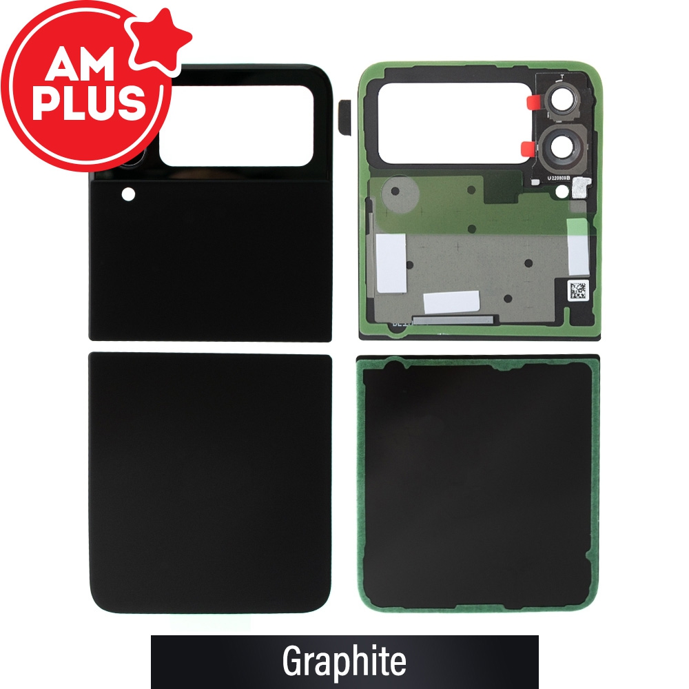 AMPLUS Rear Cover Glass For Samsung Galaxy Z Flip4 5G F721B (Improved Quality)-Graphite