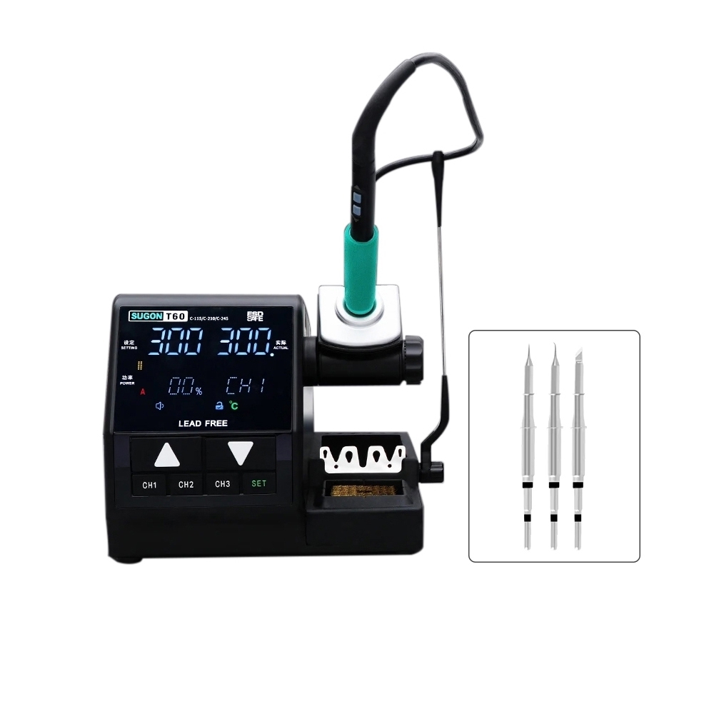 SUGON T60 Handle Soldering Station (With T210 Handle)