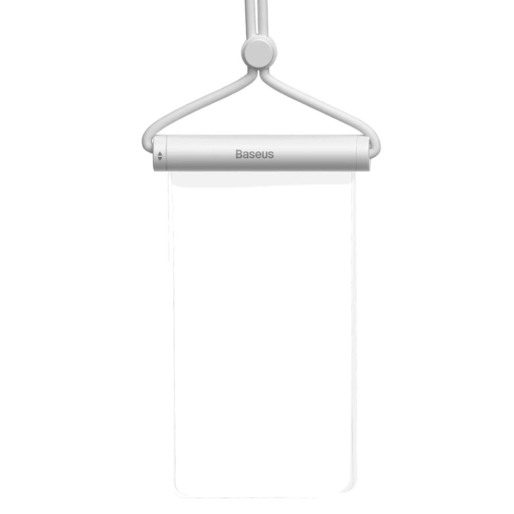 Baseus AquaGlide Waterproof Phone Pouch with Cylindrical Slide Lock-White