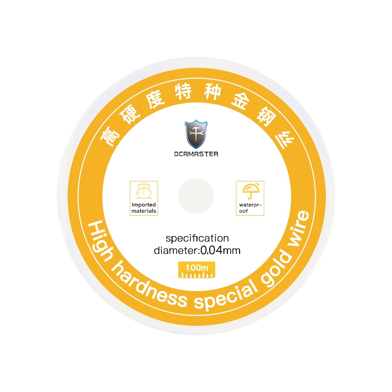 LCD Screen Separation High Hardness Special Gold Wire 0.04mm