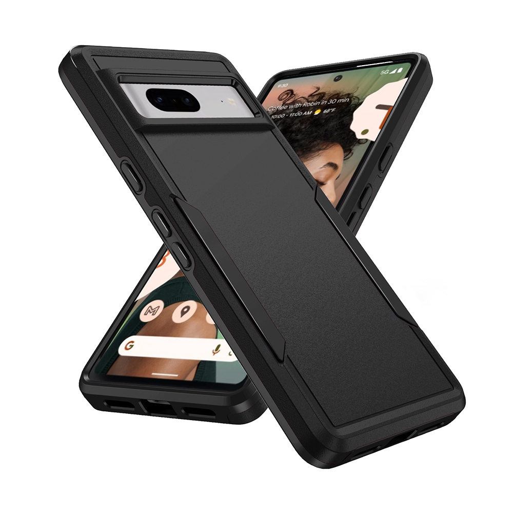 Dual Layer Shockproof Case Cover*Google Pixel 7-Black