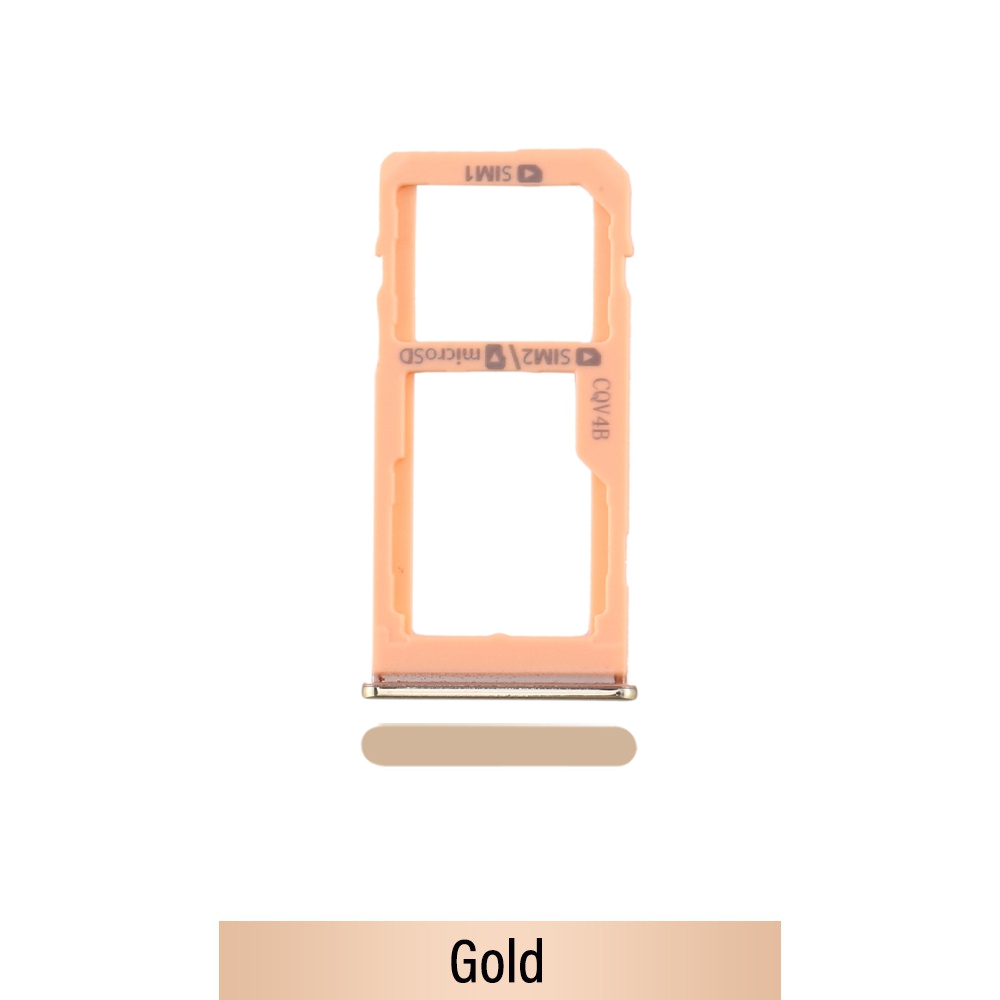 Single SIM Card Tray for Samsung Galaxy A60 A606F-Gold