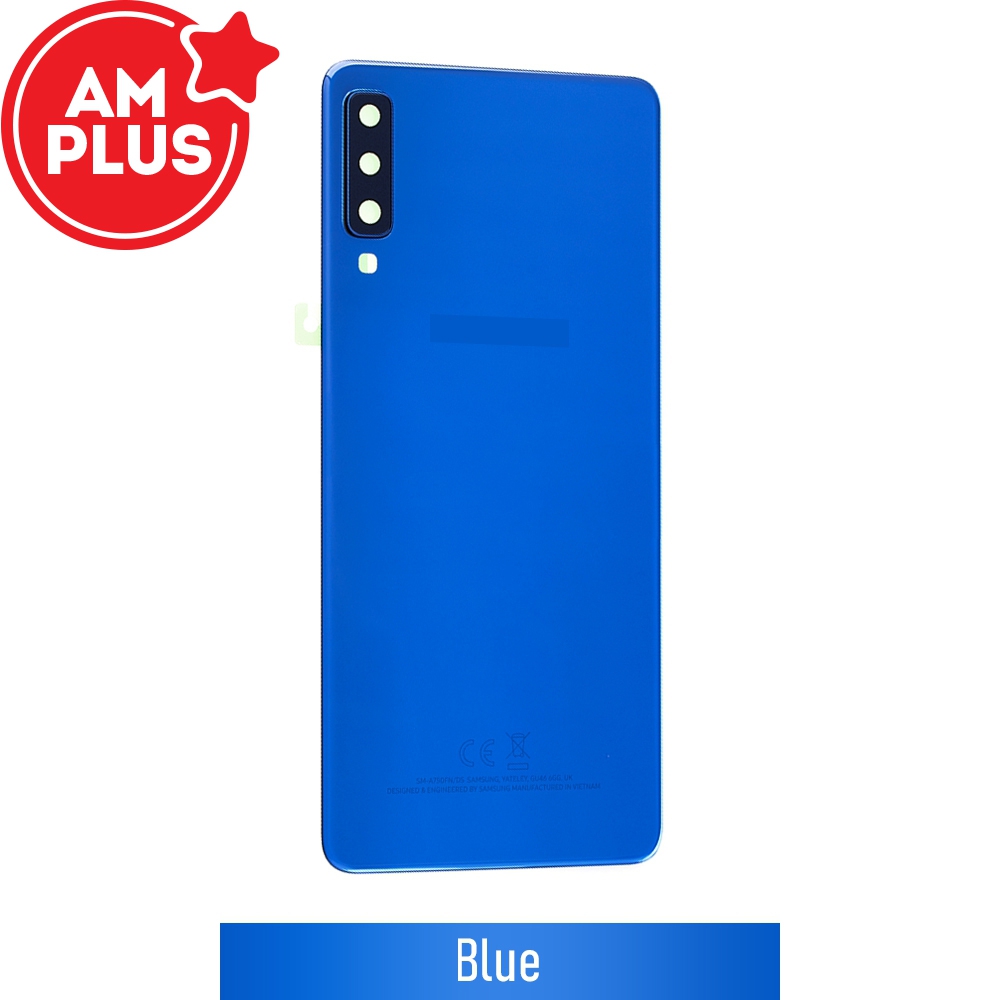 AMPLUS Rear Cover Glass For Samsung Galaxy A7 (2018) A750F-Blue