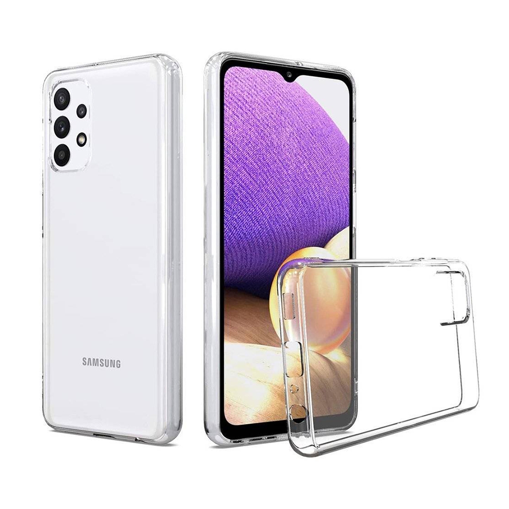 Mercury Transparent Jelly Case Cover for Samsung Galaxy A32 4G