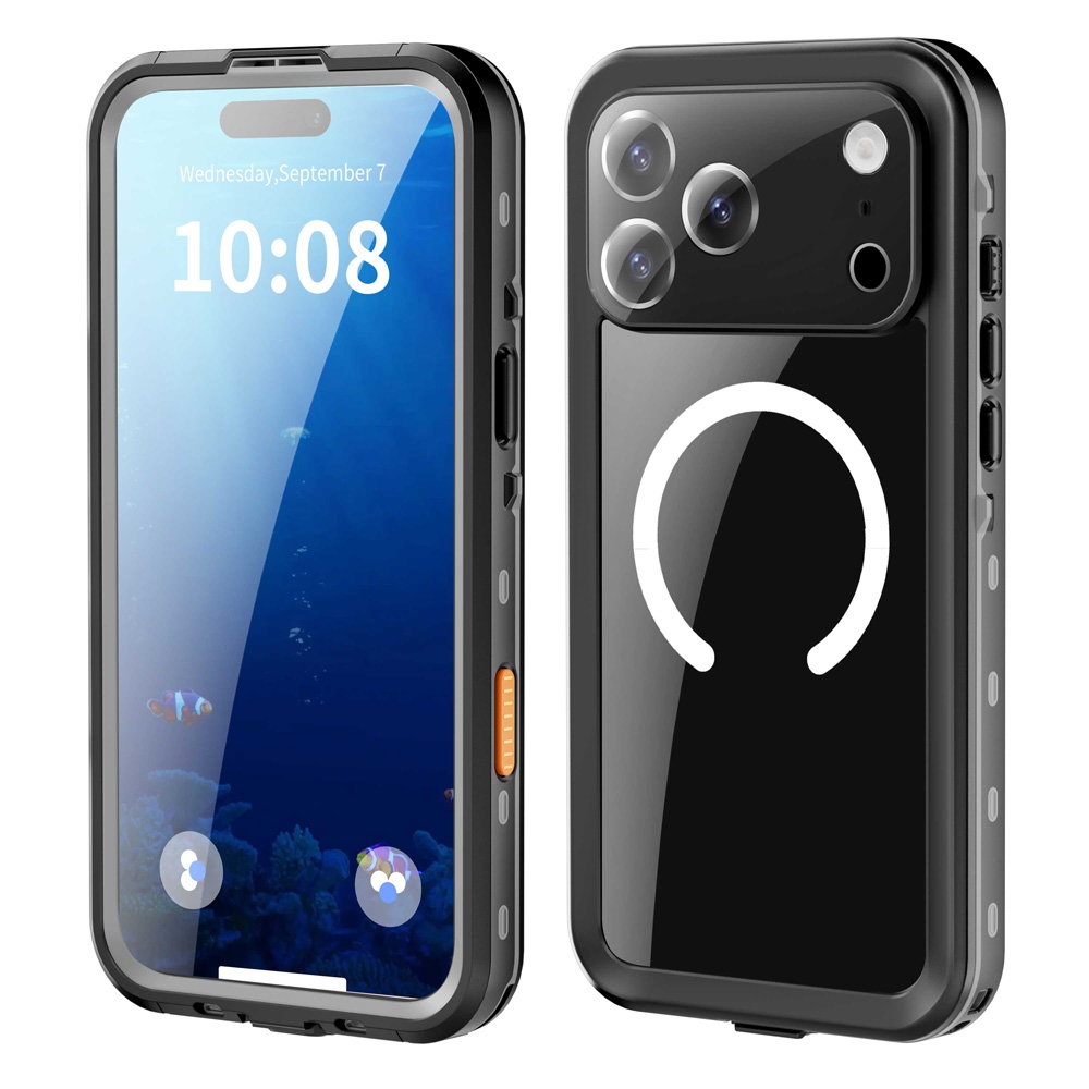 iPhone 17 Pro Redpepper Dot+ IP68 Waterproof Case Cover with Magnetic Ring for 