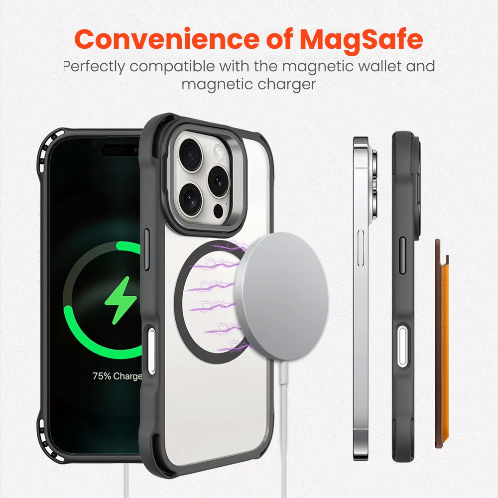 REDEFINE Rebound Drop Protection Magsafe Case for iPhone 17 Air-Black