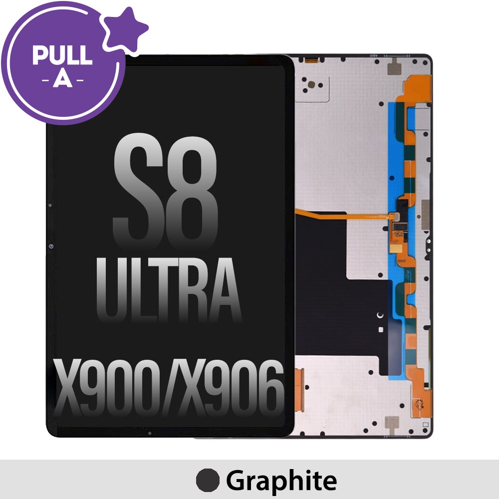 OLED Assembly Replacement for Samsung Galaxy Tab S8 Ultra X900 / X906-Graphite (PULL-A)