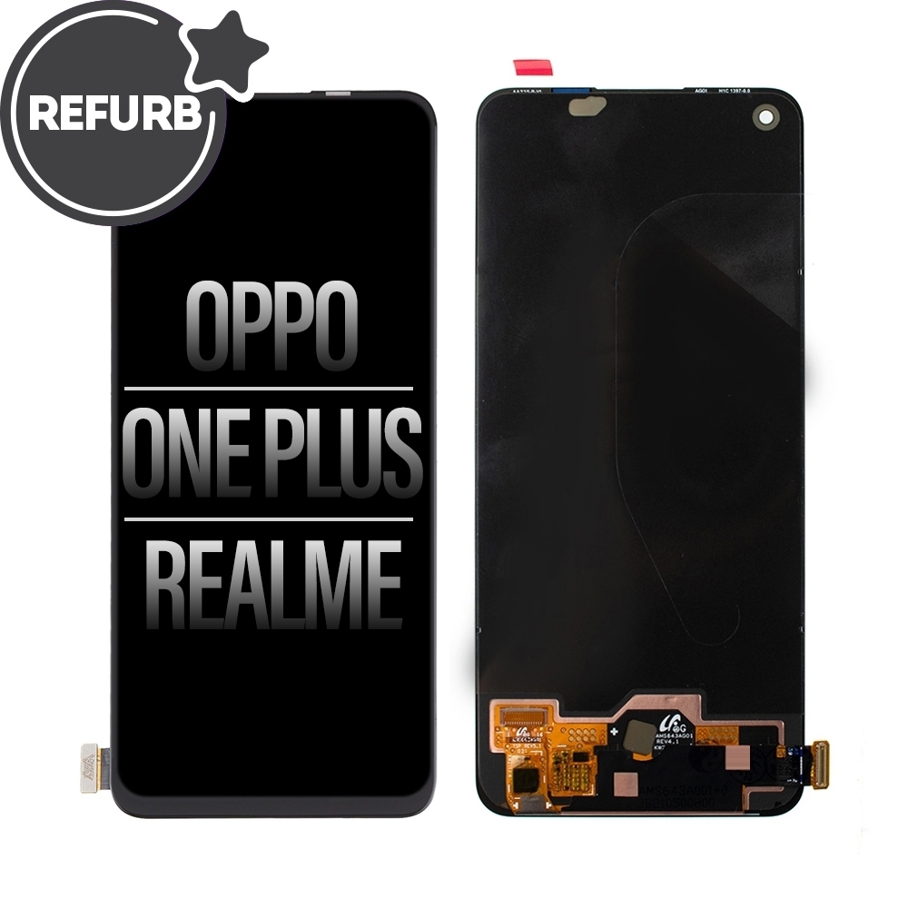 REFURB OLED Screen Digitizer Replacement for OPPO Find X5 Lite / Reno7 SE / Reno8 / Reno8T / Reno8 SE / Reno8 Lite / F21 Pro / OnePlus Nord CE 2 5G / Realme 9 Pro Plus / Realme 9 / Realme 10 / Reno 7 5G