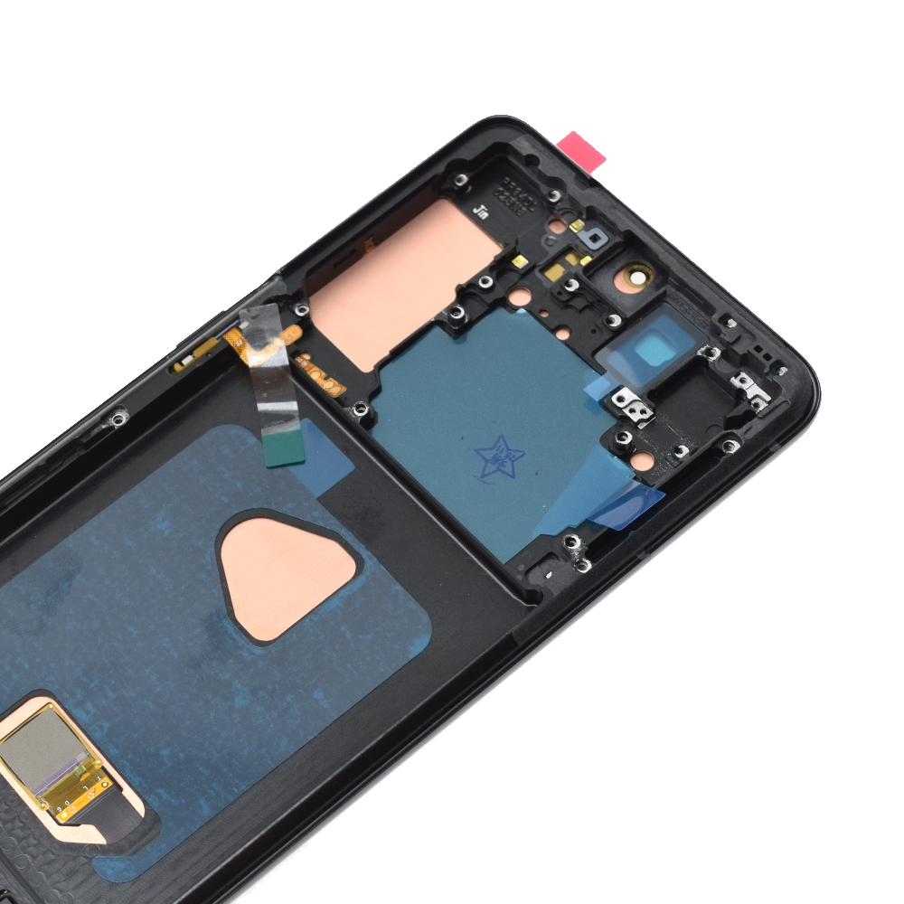 REFURB OLED Screen Replacement with Frame for Samsung Galaxy S21 Plus 5G G996-Phantom Black