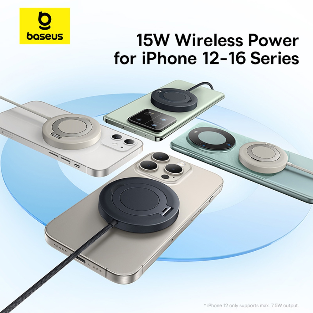 Baseus Simple Mini4 Magnetic Wireless Charging Stand 15W