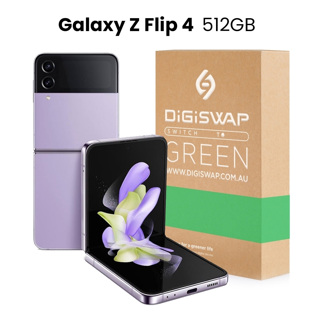 Samsung Galaxy Z Flip 4-512GB - Grade B+ (Excellent)-Black