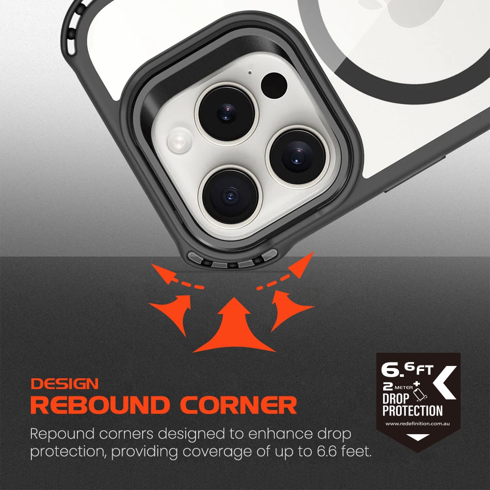 REDEFINE Rebound Drop Protection Magsafe Case for iPhone 17 Air-Black