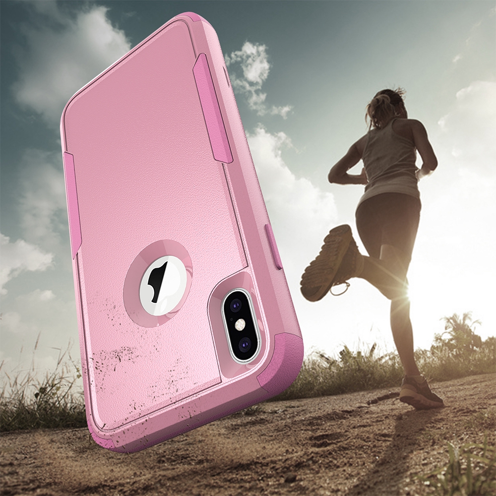 Re-Defense Premium Shockproof Heavy Duty Armor Case Cover for iPhone XS Max-Black