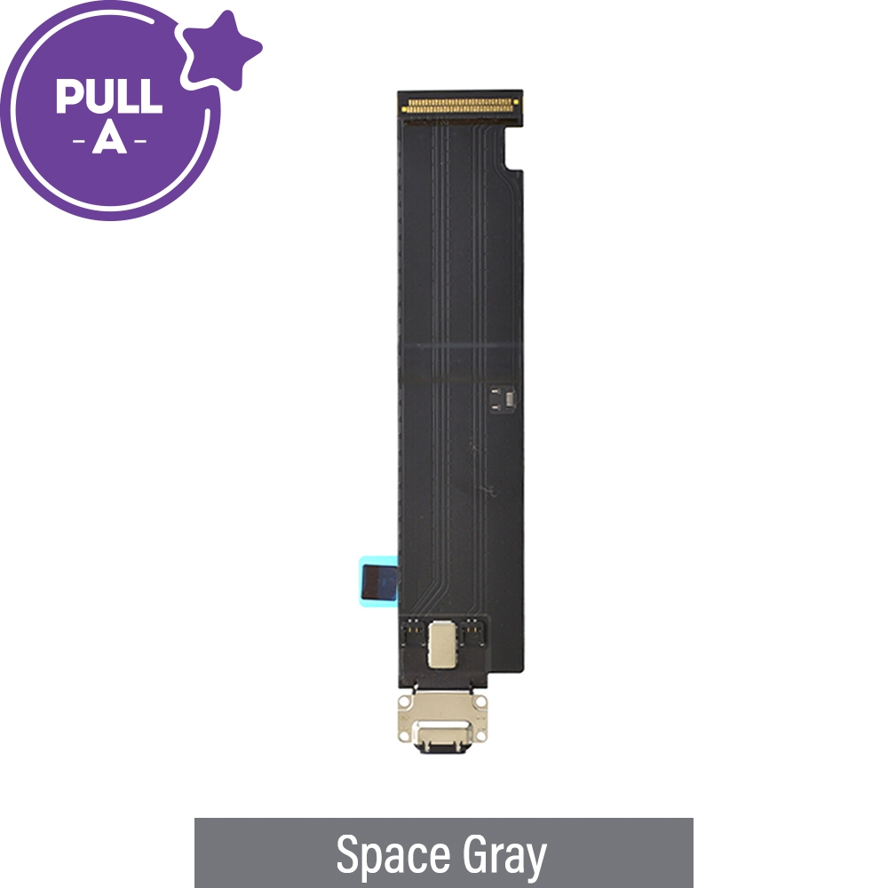 Charging Port with Flex Cable for iPad Pro 12.9 (2015) (Wi-Fi) (PULL-A)-Space Gray