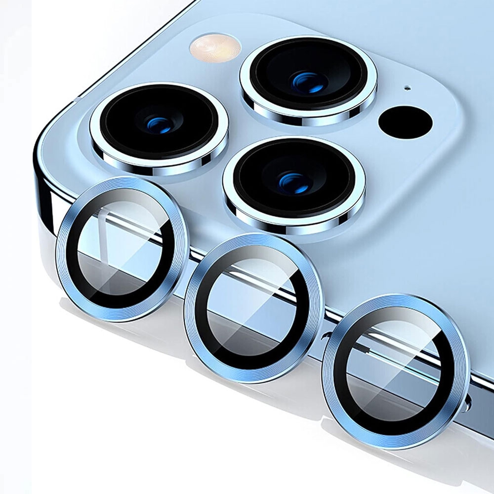Kinglas Camera Lens Protector for iPhone 11 Pro / 11 Pro Max / 12 Pro (Set of 3)-Silver