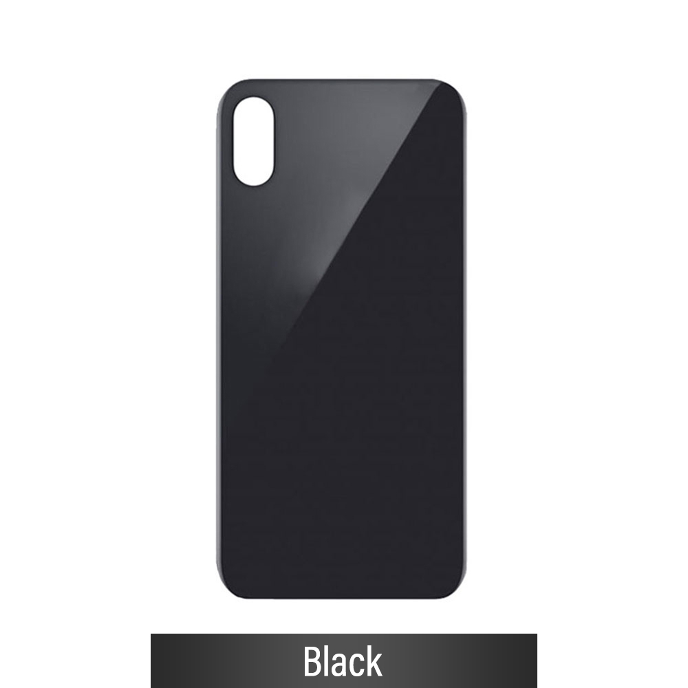 Rear Glass With 3M Adhesive Replacement for iPhone XS Max-Black