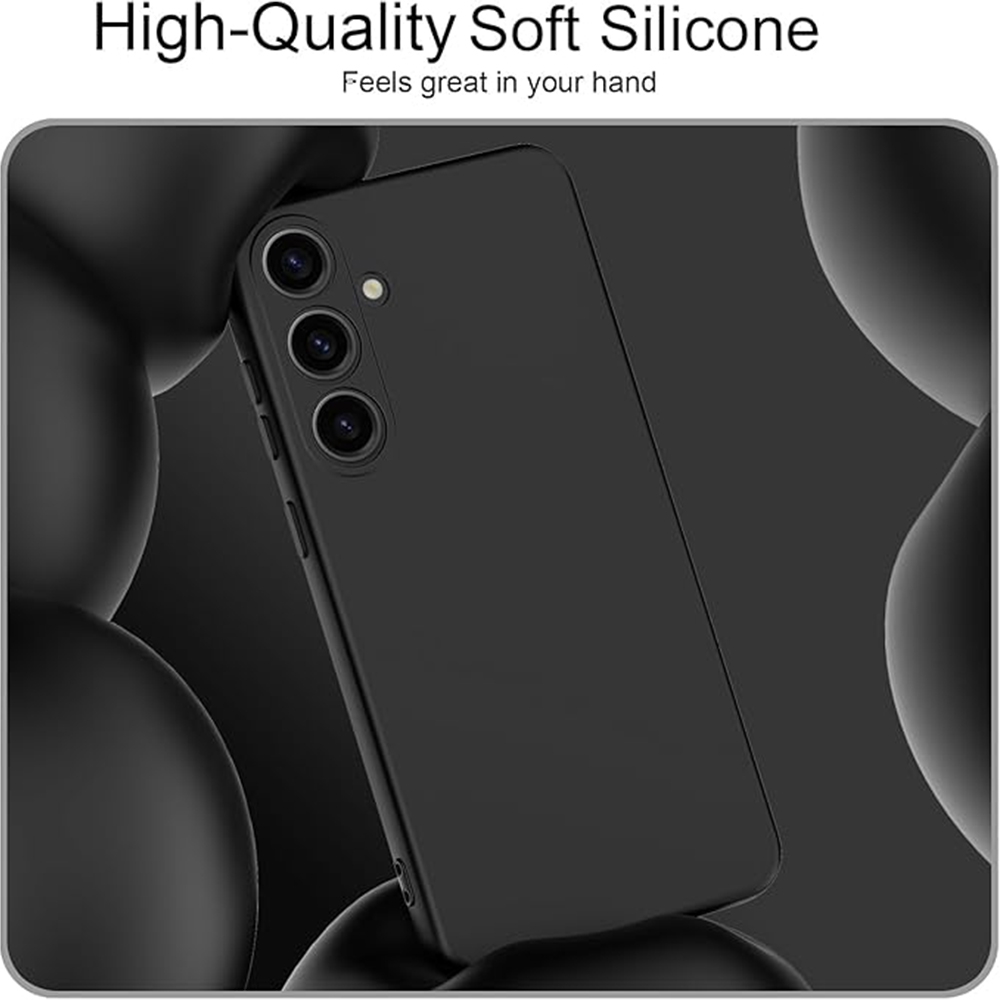 Liquid Silicone Case Cover for Samsung Galaxy S25 Edge-Green