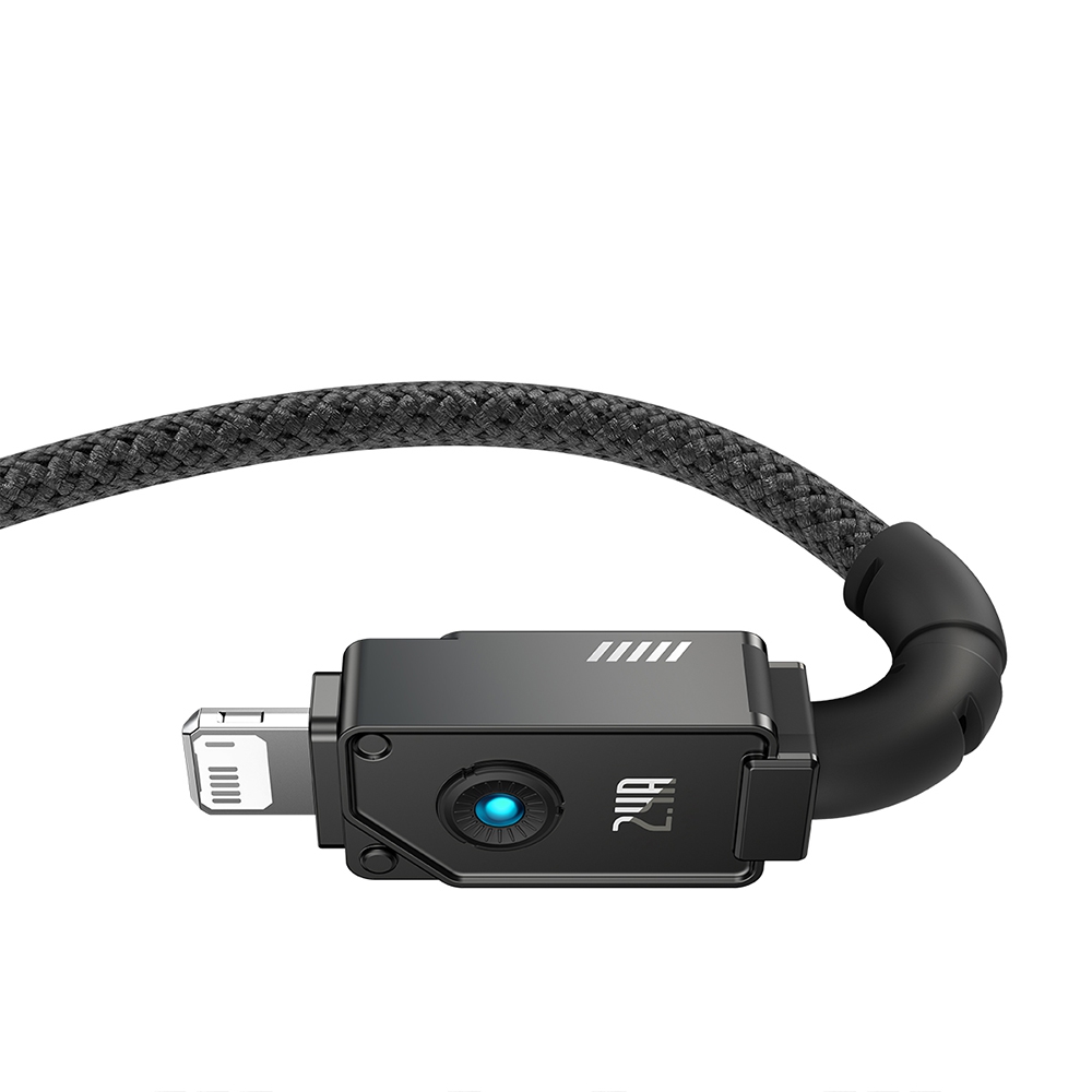 Baseus Unbreakable Series Fast Charging Data Cable USB to iP 2.4A 1m-Black