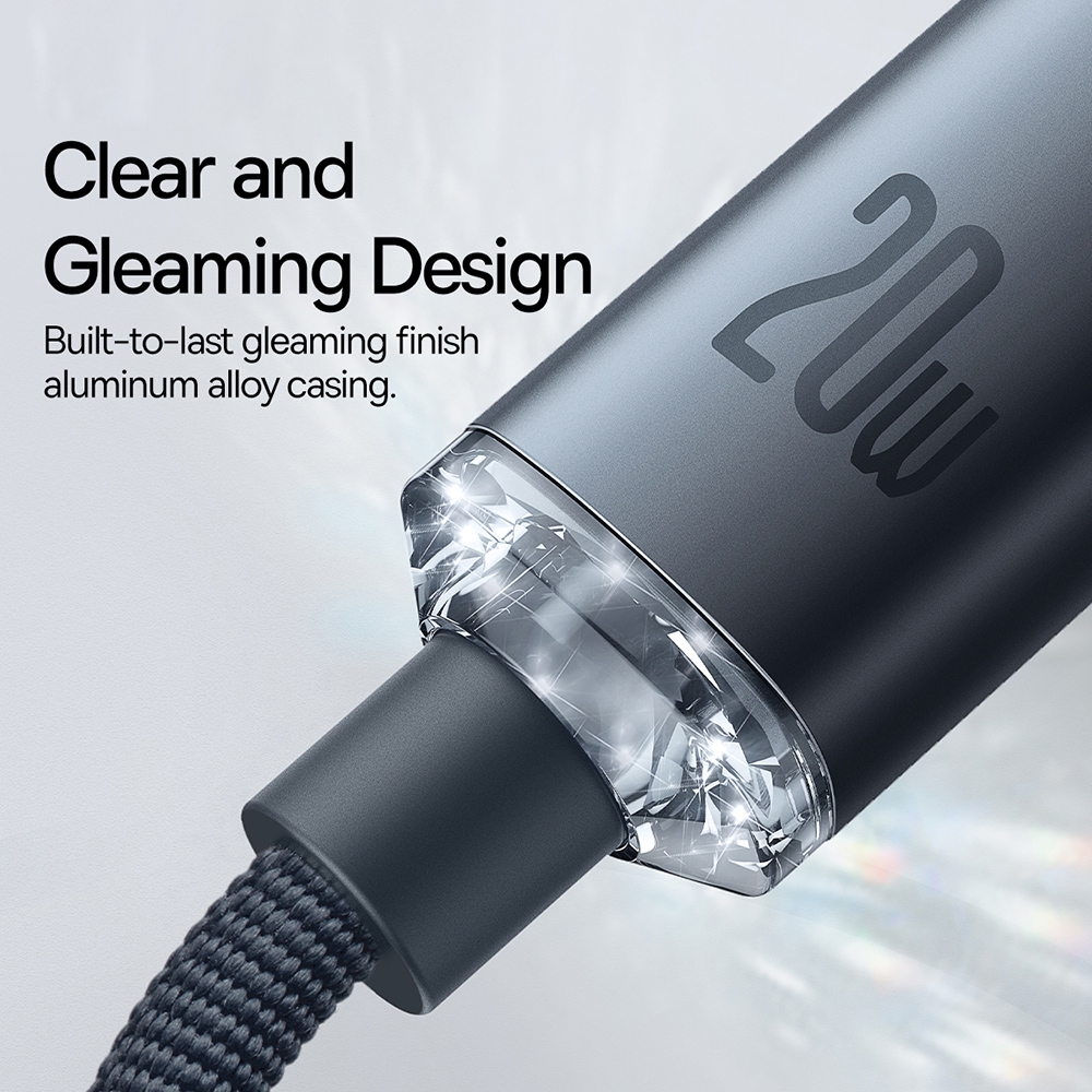 CW-FXP Baseus Crystal Shine Series Fast Charging Data Cable Type-C to iP 20W 2m