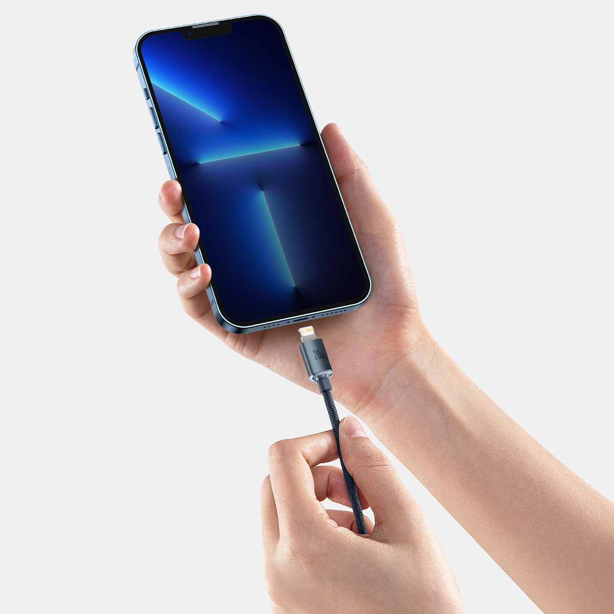 CW-FXP Baseus Crystal Shine Series Fast Charging Data Cable Type-C to iP 20W 2m