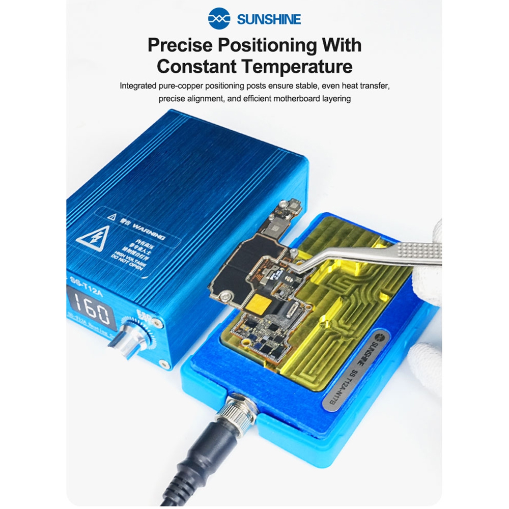 SUNSHINE SS-T12A-N17 Series Motherboard Heating Station for iPhone 17 / 17 Pro Max