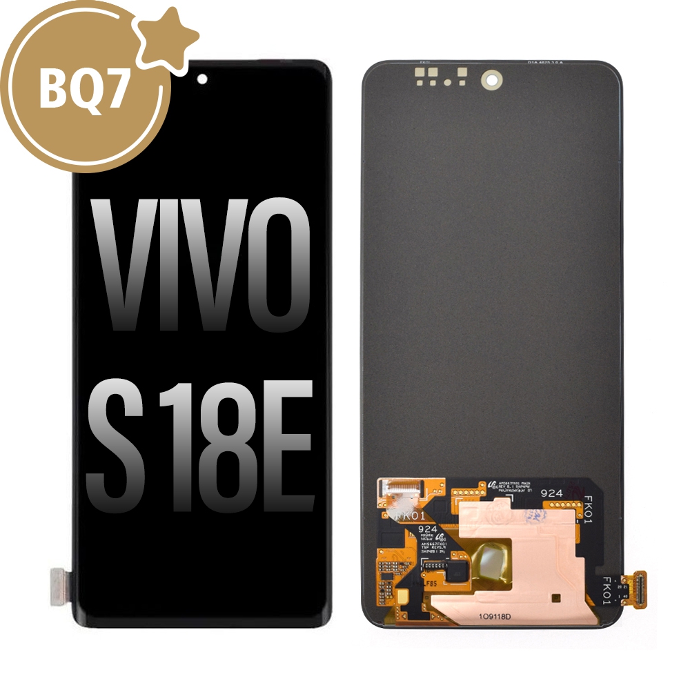 BQ7 OLED Screen Digitizer Replacement for Vivo S18E / Y200 5G / Y200E 5G / Y100 4G / Y100 5G / V29E 5G / V40 SE 5G / V30 Lite 4G / 5G / V30SE / IQOO Z9 5G / T3 5G