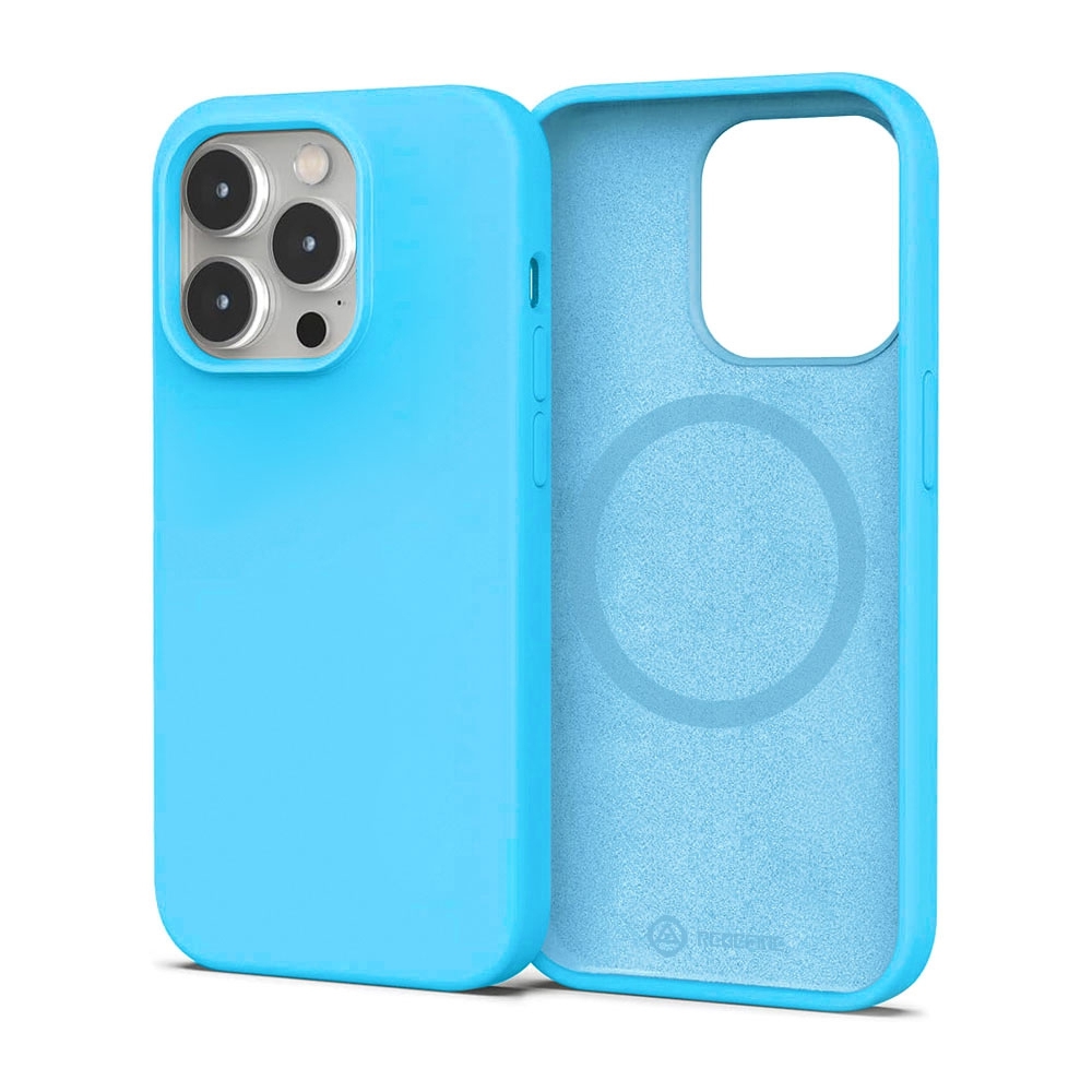 REDEFINE Liquid Silicone Case Cover with Magnetic Ring for iPhone 16 Magsafe-Baby Pink
