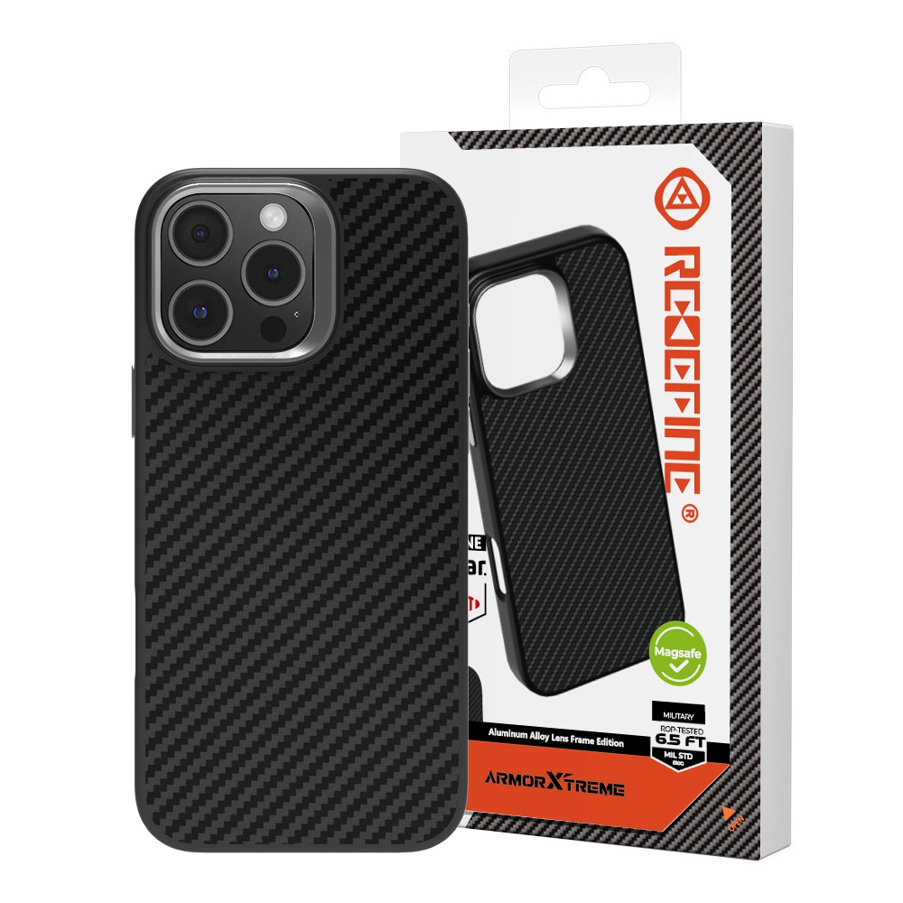 iPhone 16 REDEFINE Armor Xtreme Soft TPU+1500D Kevlar Case Cover With Magnetic Ring  