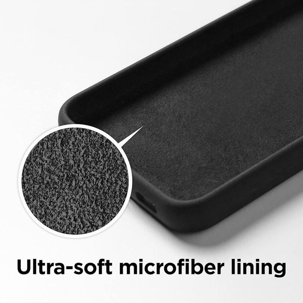 Liquid Silicone Case Cover for Samsung Galaxy S24-Black