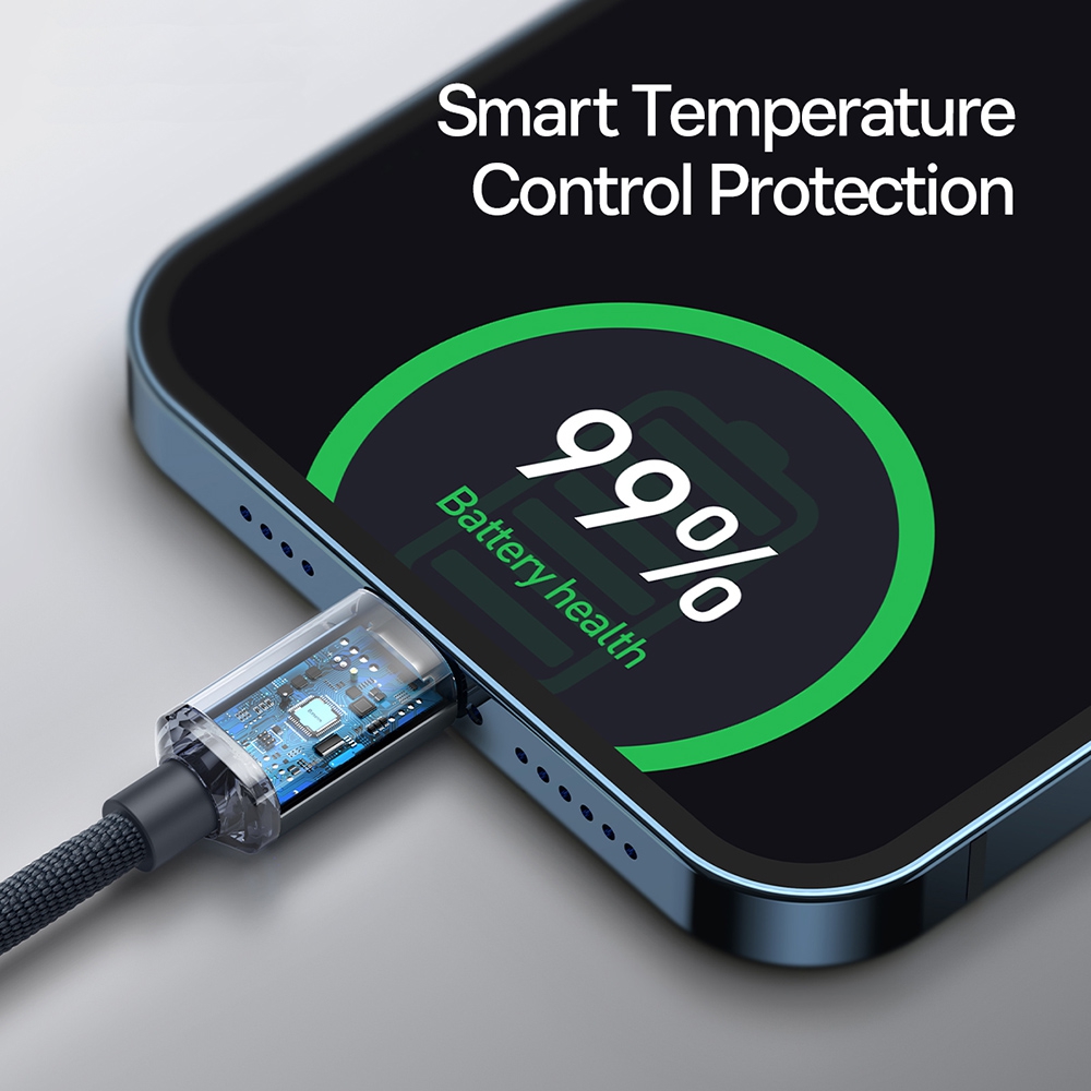CW-FXP Baseus Crystal Shine Series Fast Charging Data Cable Type-C to iP 20W 2m