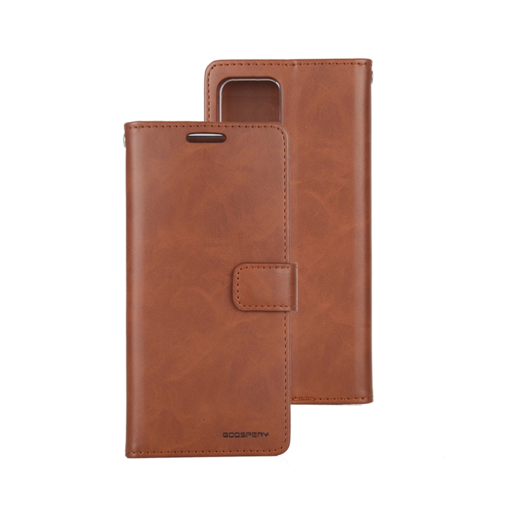 Mercury Blue Moon Diary Magsafe Case for iPhone 16-Brown