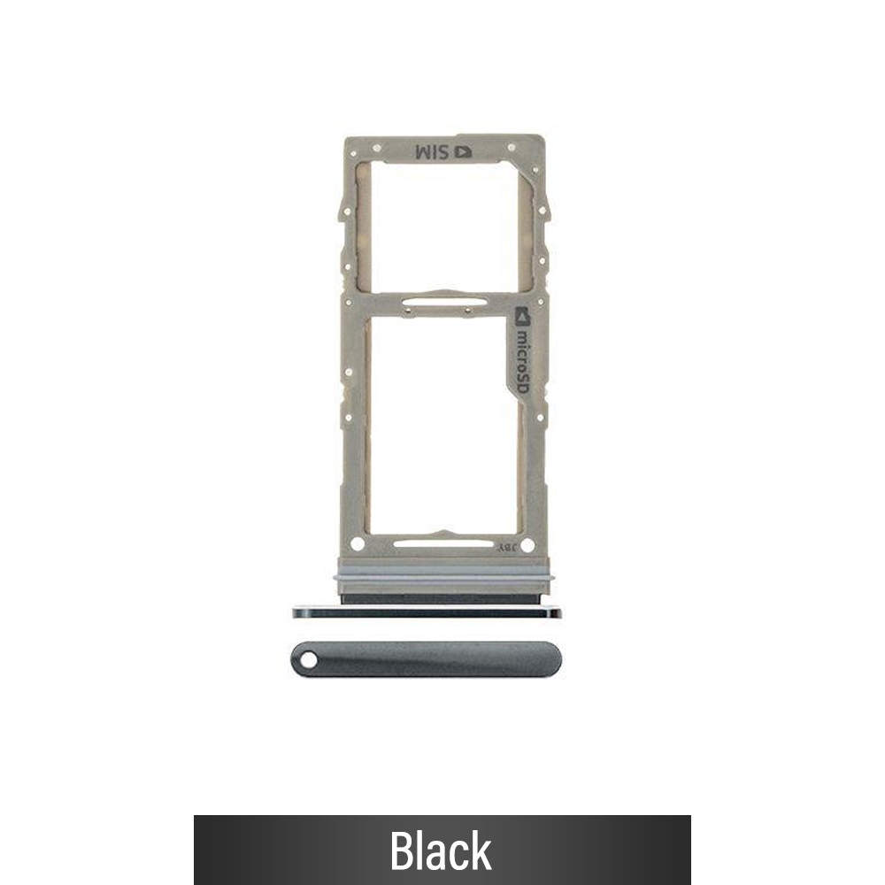 Single SIM Card Tray for Samsung Galaxy Note 10 Plus N975F-Aura Black