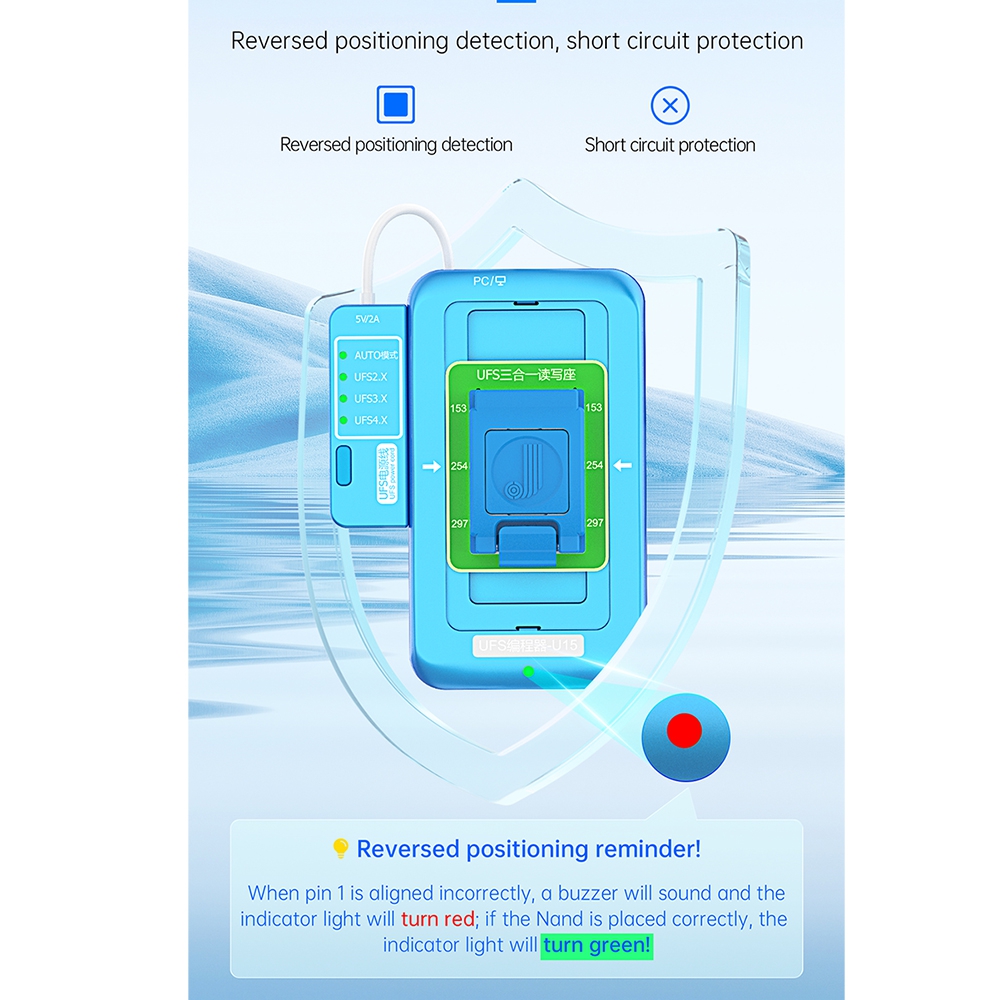 JC U15 UFS Programmer for 15 / 15 Plus / 15 Pro / 15 Pro Max