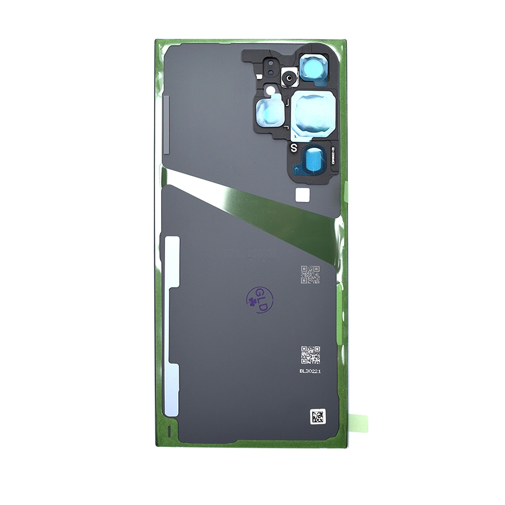 AMPLUS Rear Cover Glass for Samsung Galaxy S23 Ultra S918B-Sky Blue