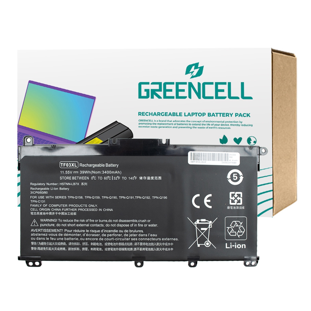 Greencell Battery TF03XL*HP