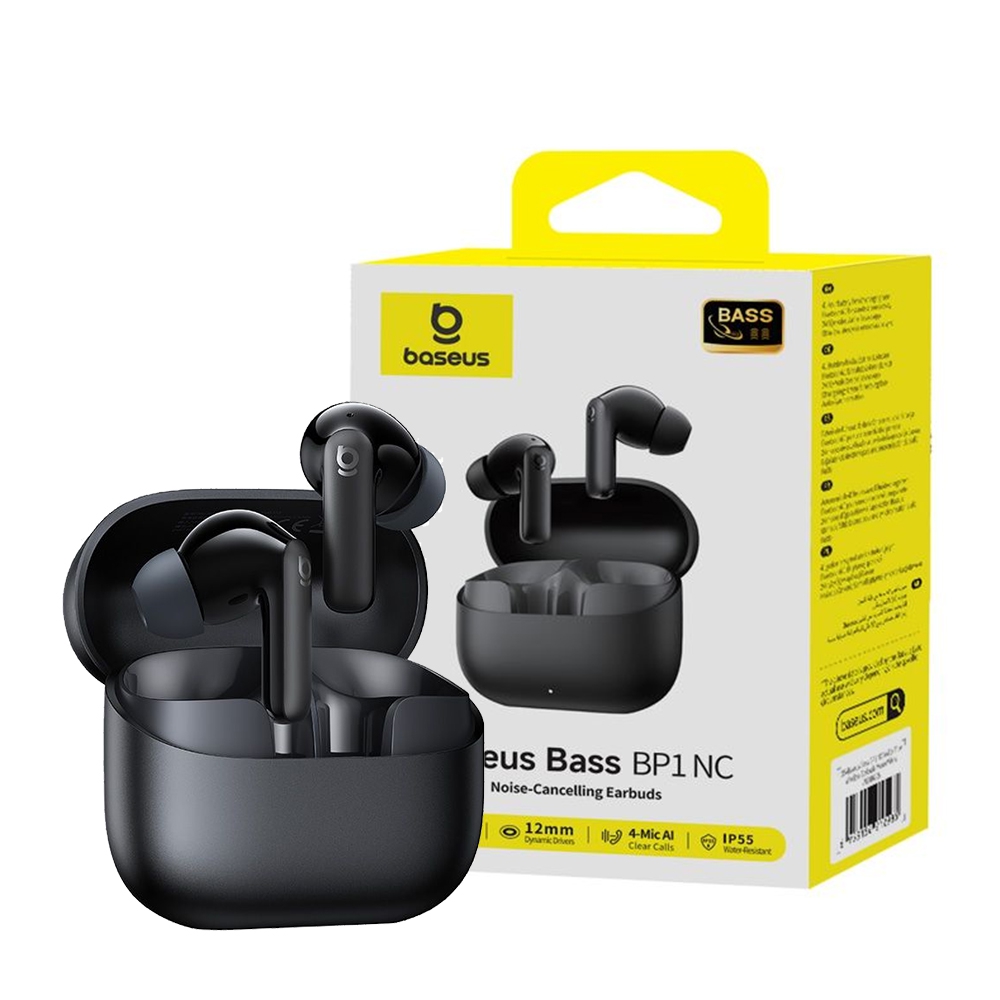 Baseus Bass BP1 NC In-Ear True Wireless Earbuds -Black