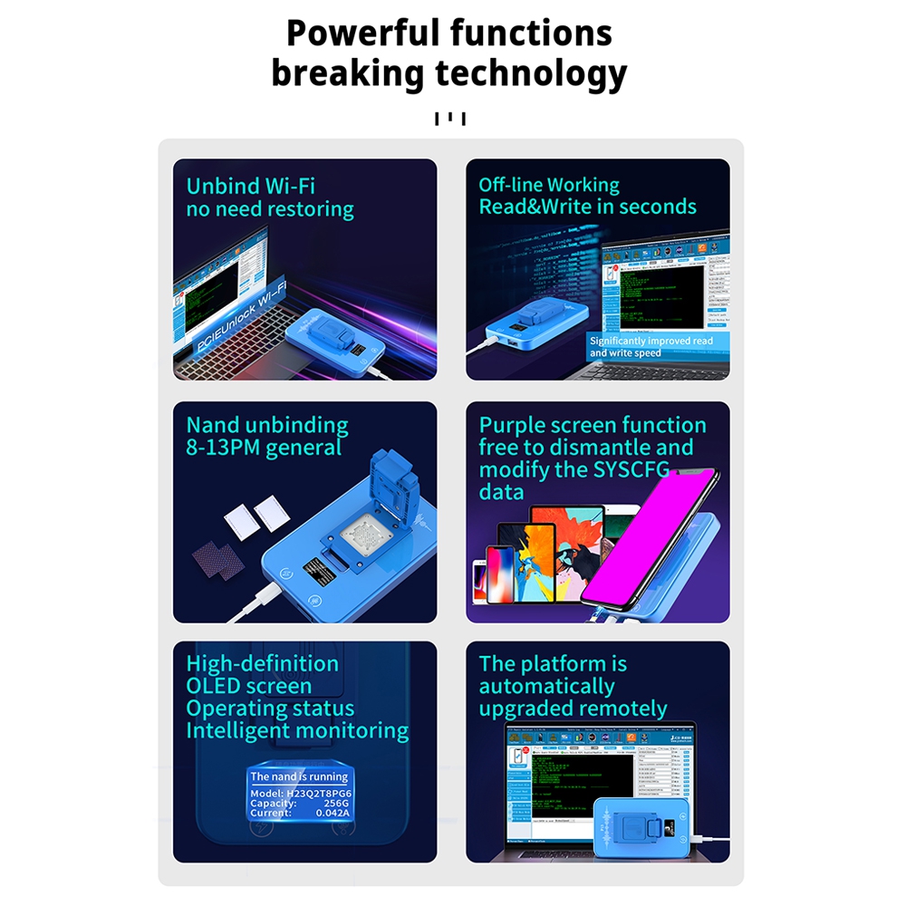 JCID P13 BGA110 Nand Programmer for iPhone 8-13 Pro Max