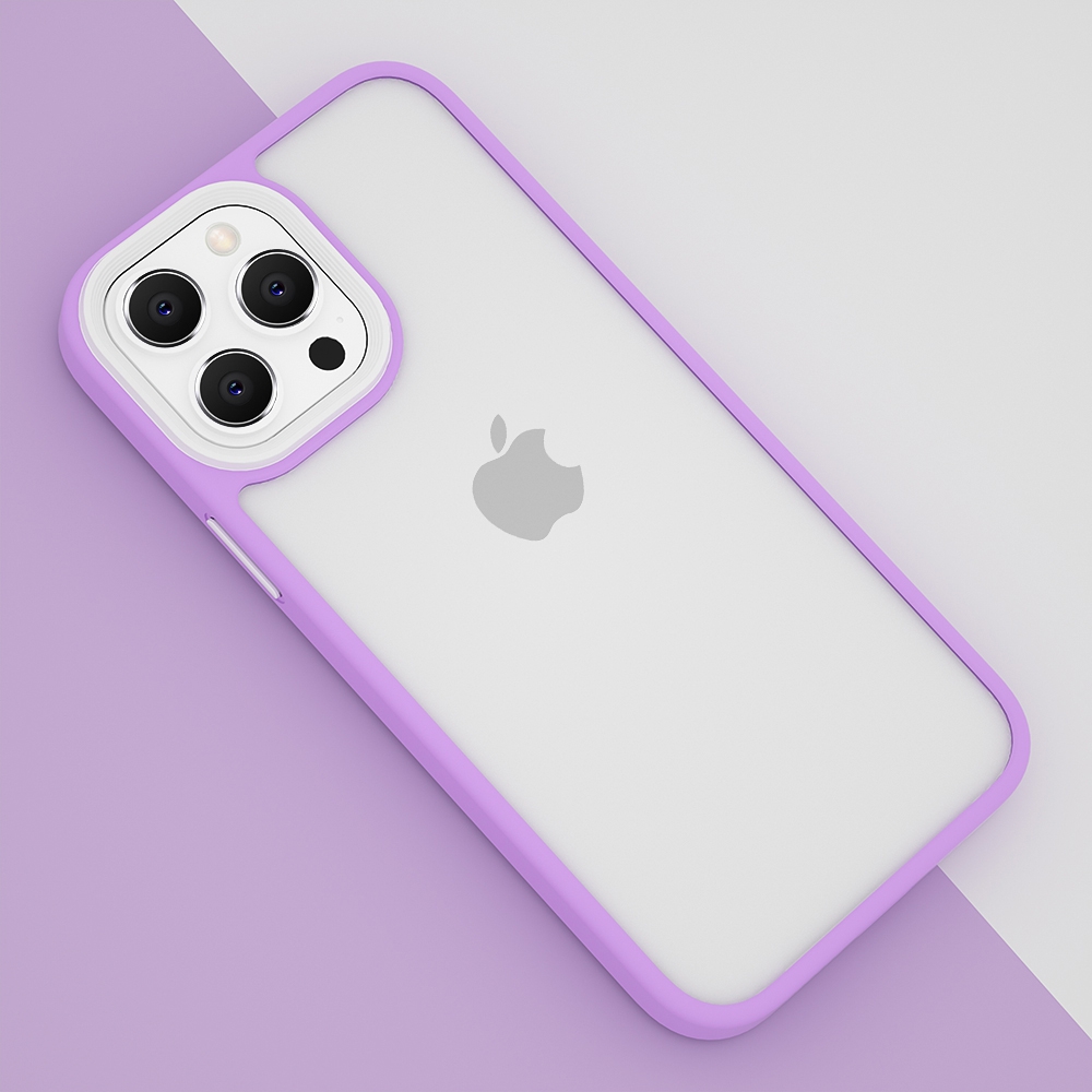 Candy Color Shockproof Hybrid Bumper Case Cover for iPhone 13-Blue