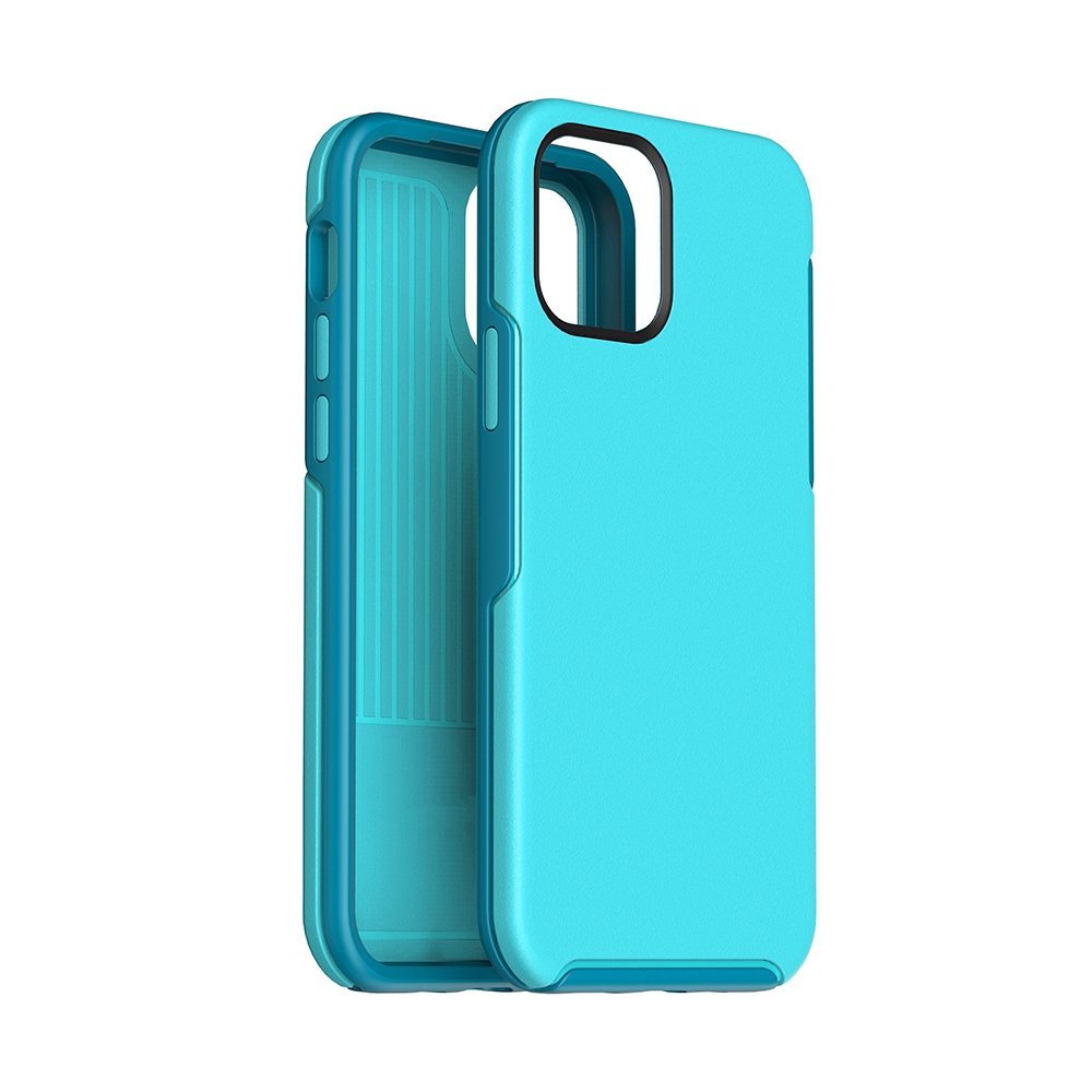 Symmetry Shockproof Case Cover for iPhone 12 Pro Max (6.7'')-Army