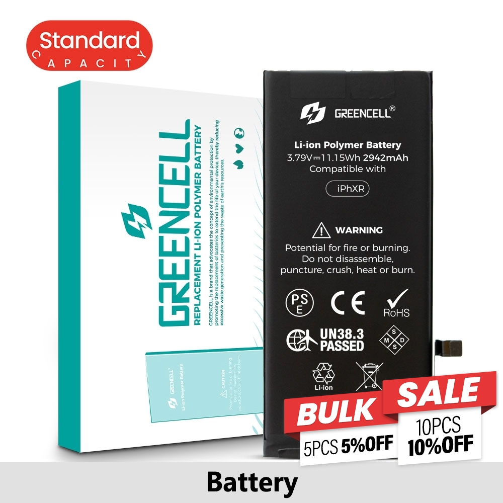 Greencell (2942mAh) iPhone XR Replacement Battery with Adhesive Strips (Original chip best quality in the market )