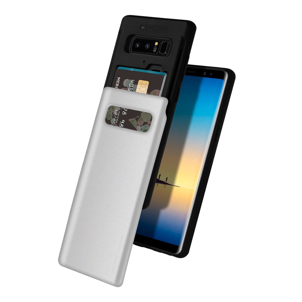 Mercury Sky Slide Bumper Cover Case for Samsung Galaxy Note 8