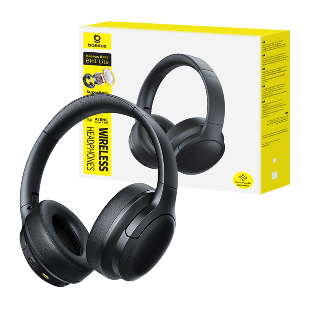 Baseus Bass BH1 Lite Bluetooth Wireless Headphones-Starlight
