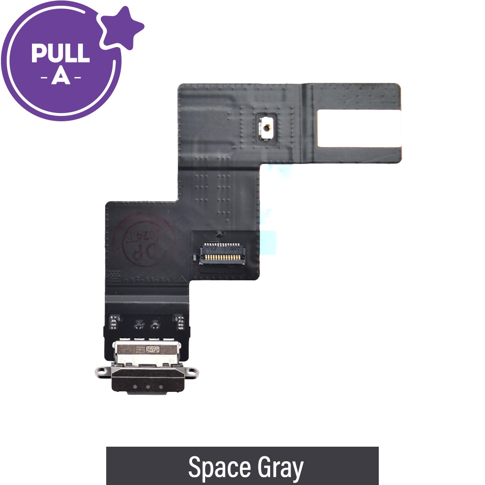 Charging Port with Flex Cable for iPad Air 13 (2024) / (2025)-Space Gray (PULL-A) 
