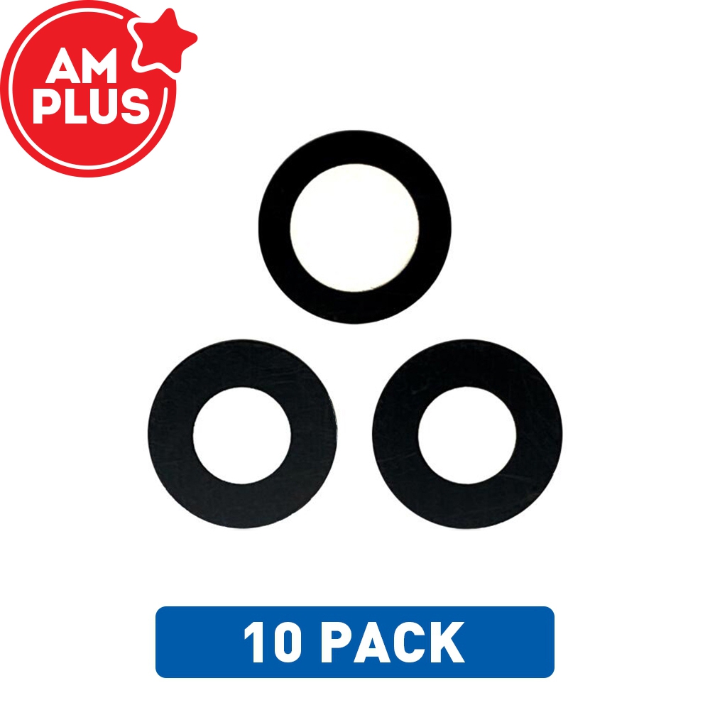 AMPLUS Rear Camera Lens Glass with Adhesive Tape for iPhone 12 Pro Max (3 Pieces X 10 Pack)