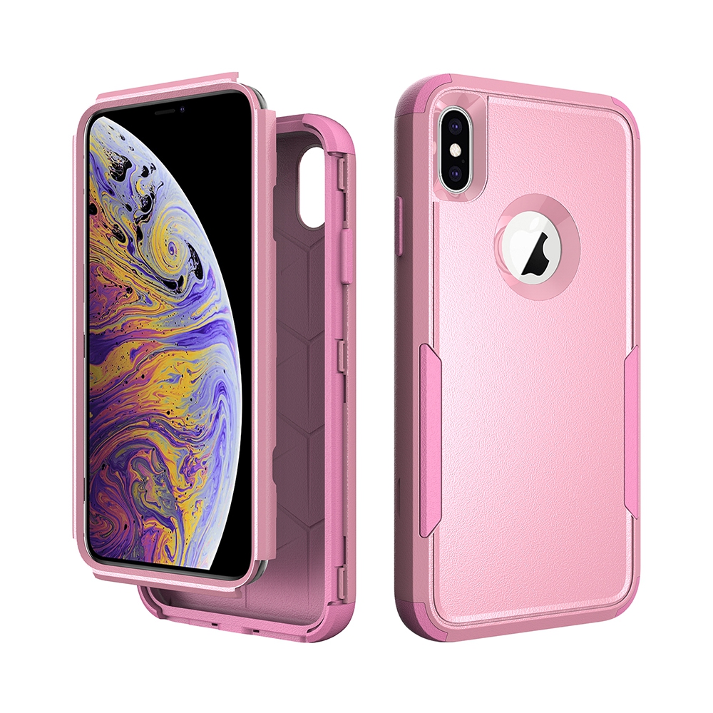 Re-Defense Premium Shockproof Heavy Duty Armor Case Cover for iPhone XS Max-Black