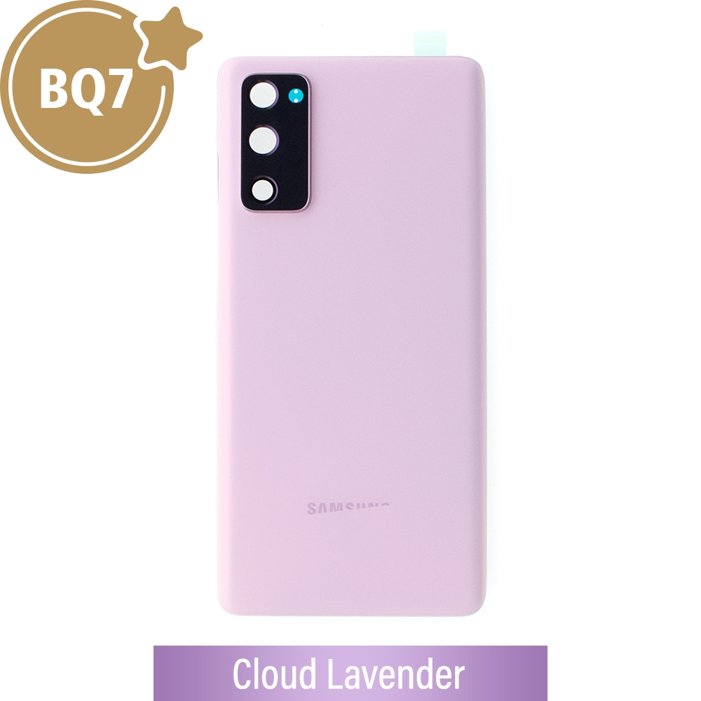 BQ7 Rear Cover Glass For Samsung Galaxy S20 FE / 5G (G780 / G781)-Cloud Lavender
