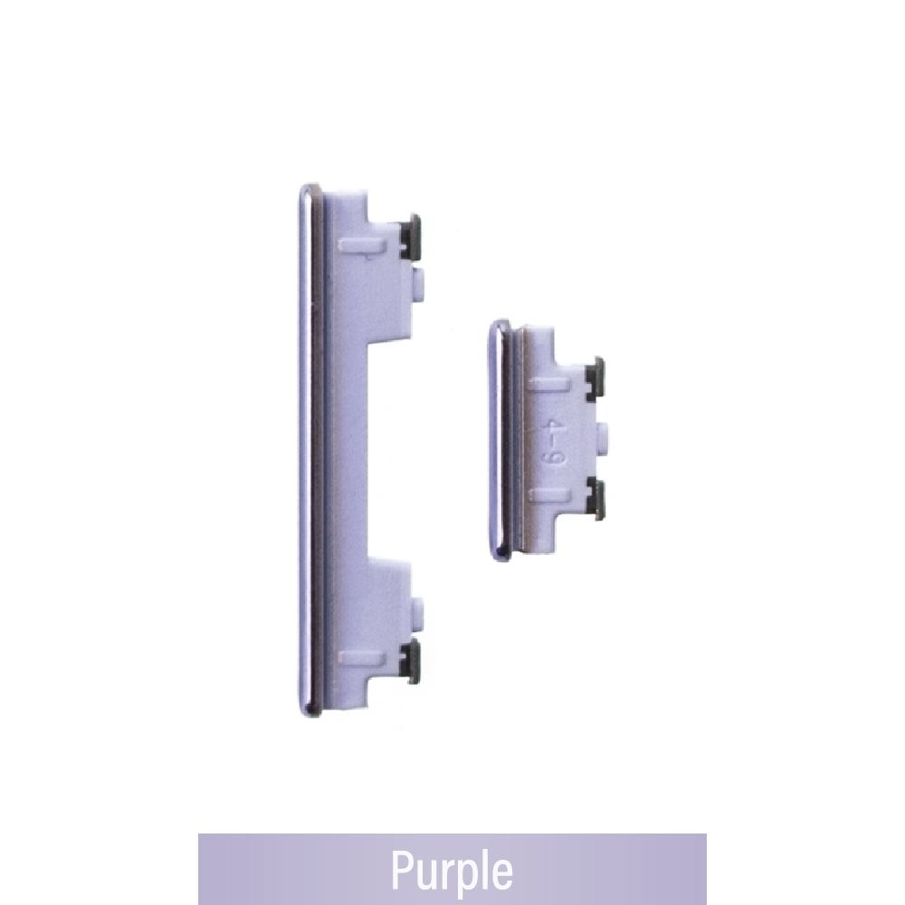 Power & Volume Button Set for Samsung Galaxy A52 A525F / A52 5G A526B-Purple