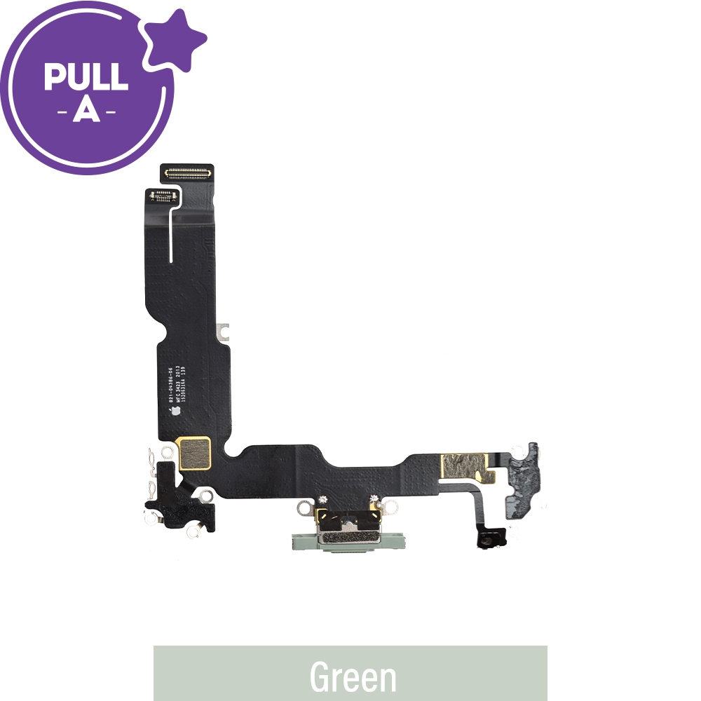 Charging Port for iPhone 15 Plus (PULL-A)-Green